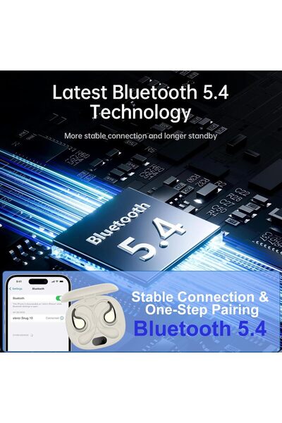 eleror Snug 10 Open-Ear Sport Bluetooth Earbuds