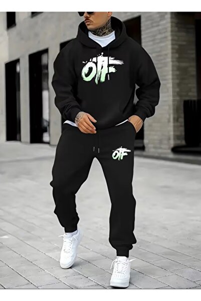 LAND MODA مجموعة رياضية كاجوال من ديلي سبورت تريند مكونة من قطعتين K بغطاء رأ...