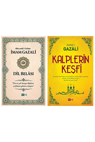 Tutku Yayınevi Gazali Seti - Dil Belası - Kalplerin Keşfi