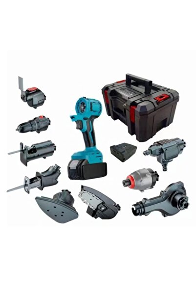 hoffmans 6 in 1 Multifunctional Power Tool Kit - 48V, Sabre Saw, Pendulum Cha...