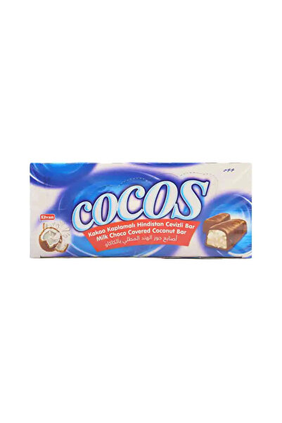 Elvan Cocos Milk Choco Covered Coconut Bar Chocolate- 24X16gms