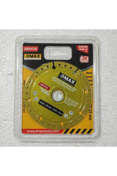 DMAX ÇOK AMAÇLI DEMİR/MERMER/ÇELİK/CAM DAİRE KESİCİ KESME DİSKİ DMX-4720
