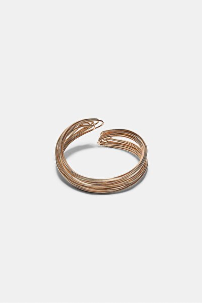 Stradivarius Multi metallic thread rigid bracelet