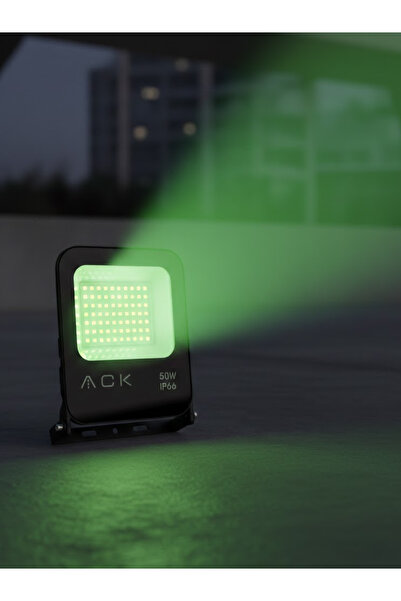 ACK 50W LED Projektör Yeşil