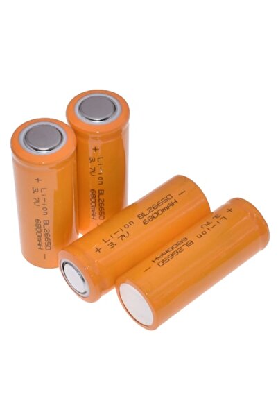 Stone Set de 4 baterii reîncărcabile Stone® BL-26650 Li-Ion 6800mAh, 3.7V, po...