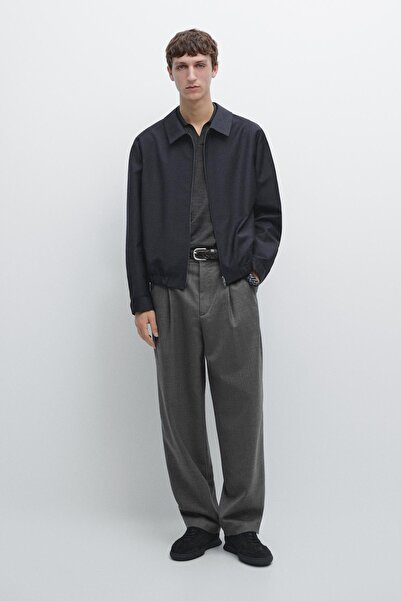 Massimo Dutti Pensli yün relaxed fit pantolon