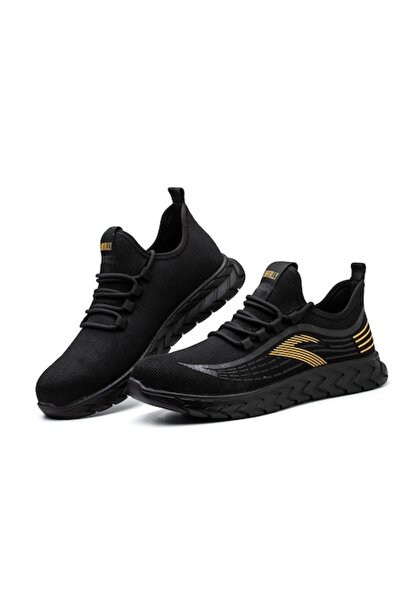 OEM Pantofi de protectie Exhibition, negru/galben, bombeu metalic