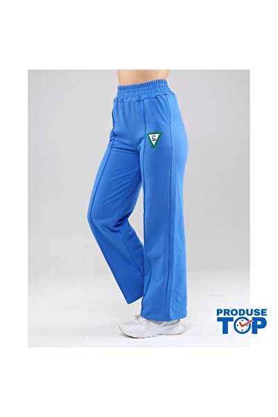 Produse.Top High Waist Blue Fashion Training Pants for Women PTD05