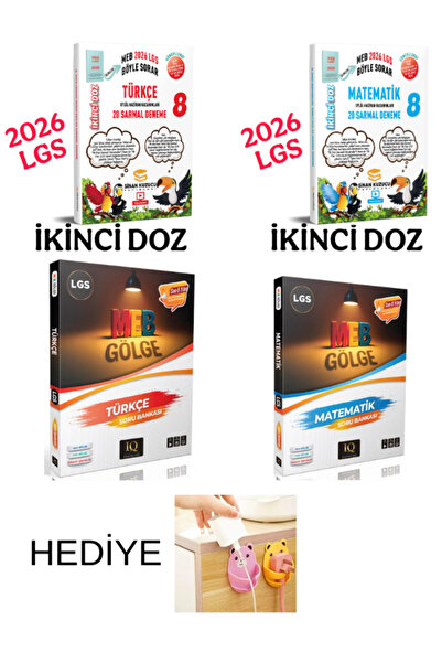 SİNAN KUZUCU YAYINLARI İkinci Doz Türkçe-Matematik-Meb Gölge Türkçe-Matematik...