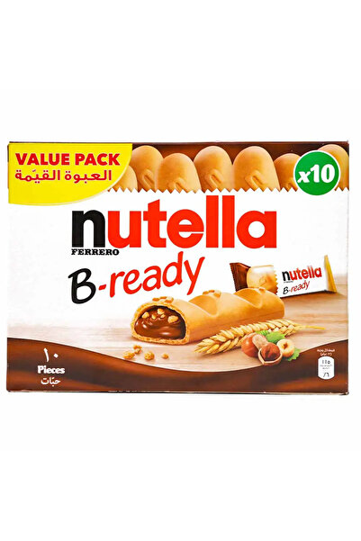 Nutella Hazel Nut Ferrero B Ready Crunchy Biscuit, 10 Pcs