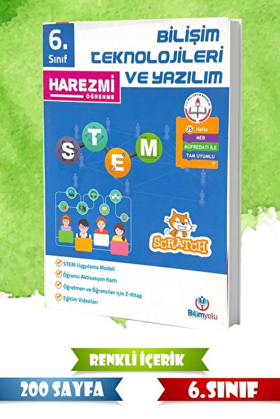 Harika Kitap 6. Sınıf Bilişim Teknolojileri ve Yazılım – Harezmi Öğrenme | Sc...