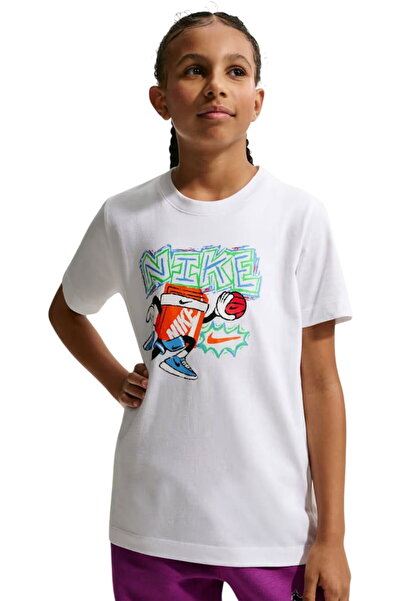 Nike Tricou Boxy Hoops - IM9532-100