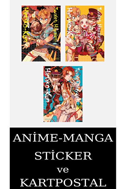 Gerekli Şeyler Yayıncılık Tuvalet Hayaleti Hanako-Kun 4-5-6 Manga Seti (3 KİT...