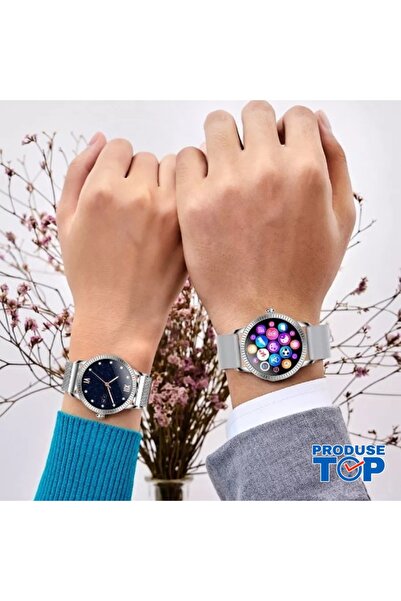 KAREN SUPER PREMIUM Smartwatch with Color Screen Silver SWCF18