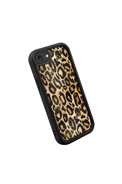 CASEVIBE iPhone 7/8/SE 2020 2022 Uyumlu Şık Yüksek Kaliteli Leopar Desenli Te...