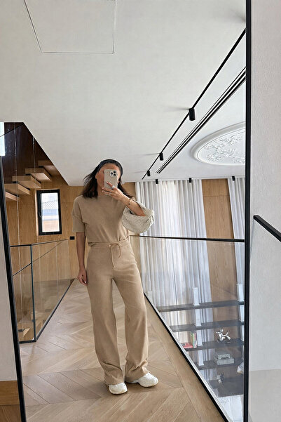 YAKAMEL Women's Short Sleeve Tie-Dye Pajama Set