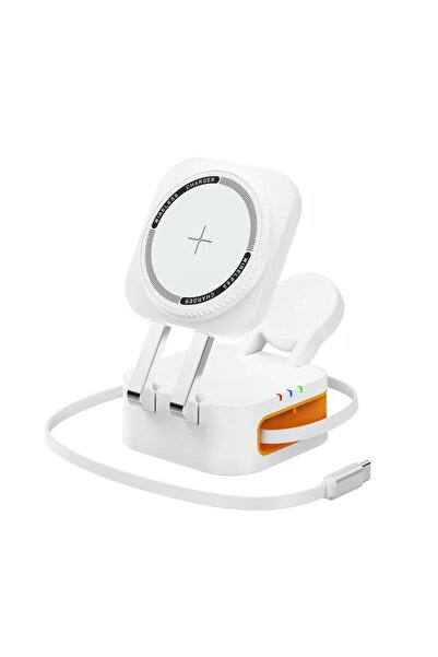 REDz Accessories Suport inteligent 4 în 1, cablu Magsafe și Type-C, încărcare...