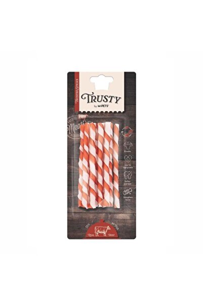 M-PETS 19047399 TRUSTY BEEF TWISTED STICKS 10LU 55GR/12,7CM