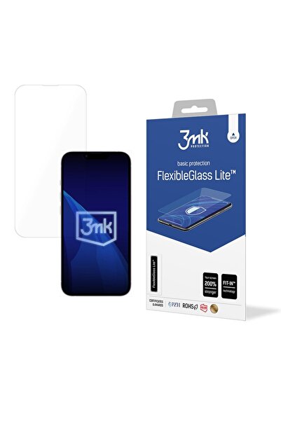 3MK IPhone 16e silicone film, FlexibleGlass, Transparent