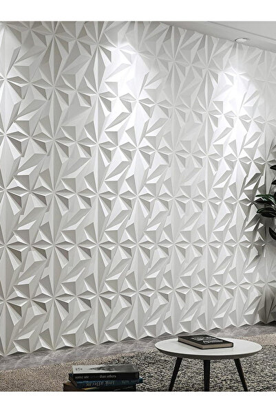 Leon Lifestyle White 3D PVC wall panels - Modern wall decor for home and offi...
