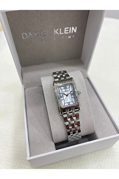 Daniel Klein Dikdörtgen Romen Rakamlı Metalik Kadran Kol Saati