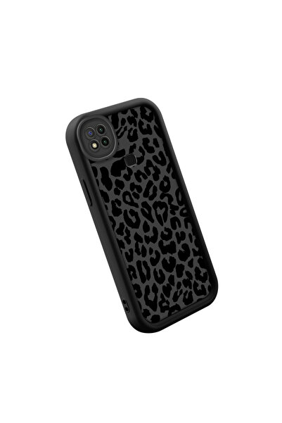 CASEVIBE Redmi 9C Uyumlu Şık Yüksek Kaliteli Leopar Desenli Telefon Kılıfı