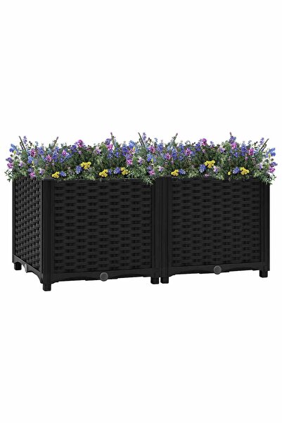 vidaxl Raised Bed 80x40x38 cm Polypropylene