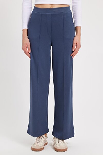 Tudors Women's Relax Fit Comfortable Cut Modal Fabric High Waist Wide Leg Ind...