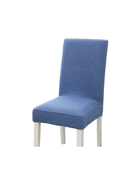 E EFRALL Set de 6 huse elastice universale pentru scaune, albastre - Concept