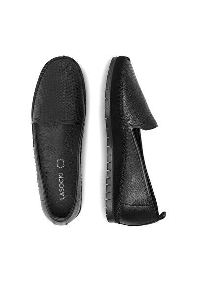 LASOCKI mocasini negri pentru femei WB-MADONNE-02