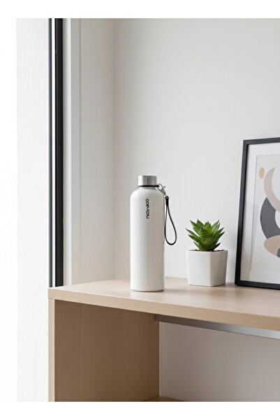 Nohiko 1000 ml Cam Su Şişesi – Premium Kapak Cam Matara | Sızdırmaz & BPA Free