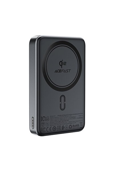 Acefast Baterie externă magnetică wireless 10000mAh, ultra subțire, USB-C, 38...