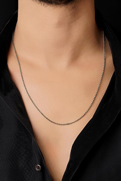 Fiyonk Kuyumculuk 14 Ayar Altın Doch Erkek Zincir 2.10 mm