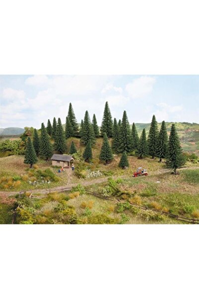 Noch 26820 Köknar Ağaçları, 25 Adet, 5-14 cm. Diorama Malzemesi