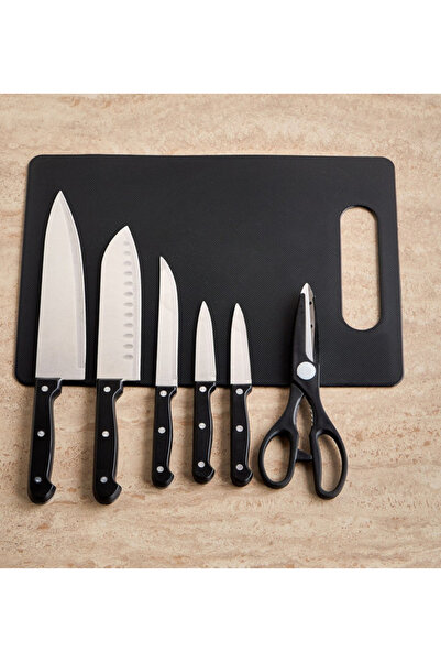 QUINN 7-Piece Knife and Cutting Board Set