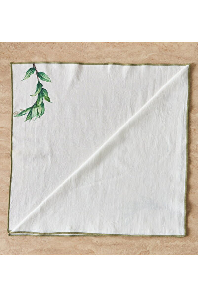 Isabella Liah Botanical Leaves 4-Piece Napkin Set - 45 x 45 cm