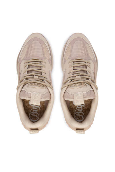 Buffalo sneakers women Beige BEI Binary Athena 163651