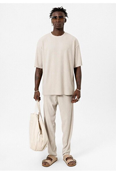 VAMOSCLO Basic Oversized ottoman set bone