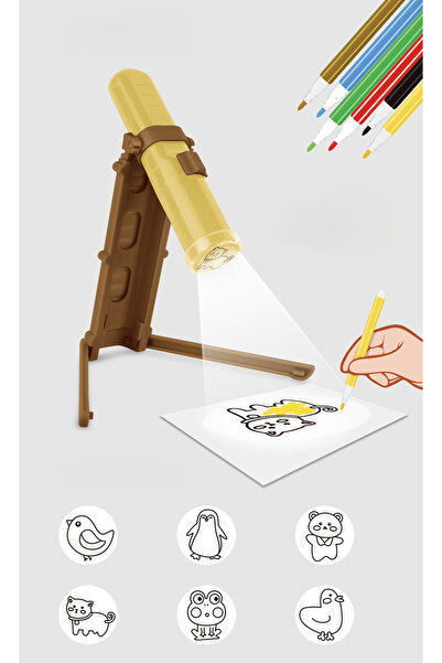 OEM Proiector de desen pentru copii – Lampă de pictat cu șabloane, joc creati...