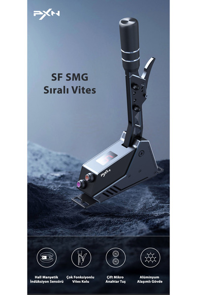 pxn SF SMG Sıralı Vites (Sequential Shifter) - Hall Manyetik Sensörlü Tam Met...