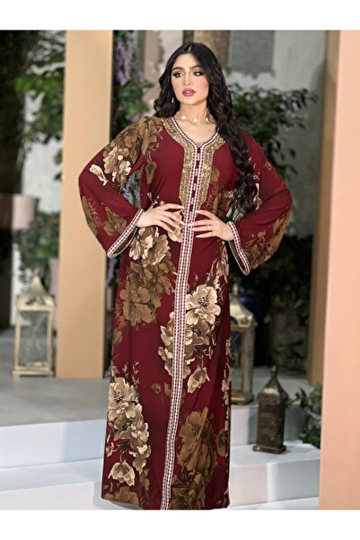 Generic Special offer Abaya Print Hot Drill Dress