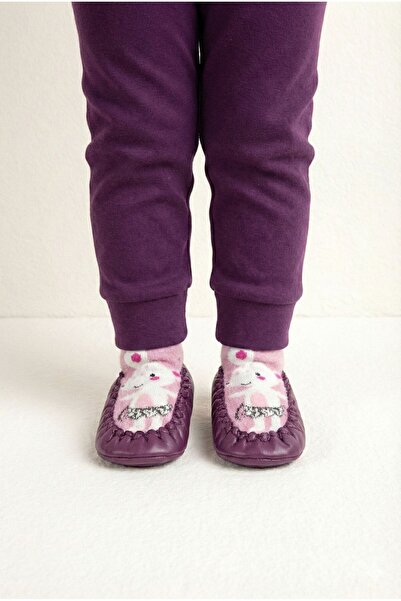 Numix Baby Kids Çarık Çorap, Hakiki Deri, Kaymaz Taban, Bebek Çocuk Patiği