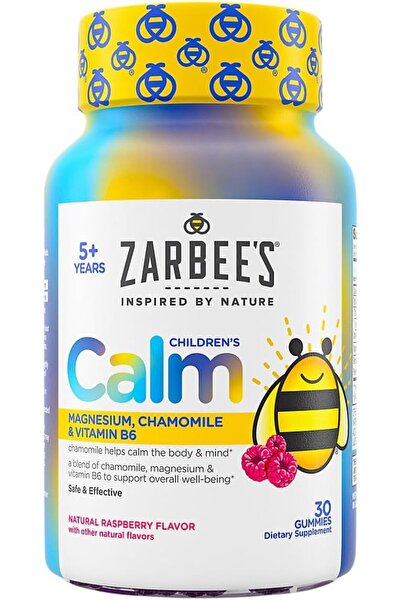 Zarbees Zarbee’s Naturals Children’s Calm Gummies, Magnesium for Kids Ages 5+...