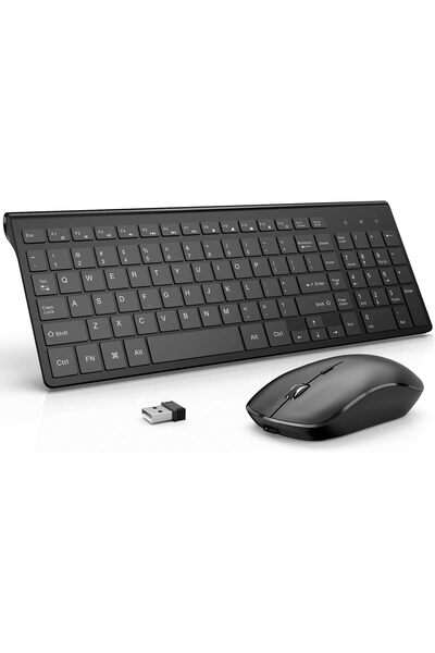 J JOYACCESS JOYACCESS Wireless Keyboard and Mouse Combo, Rechargeable