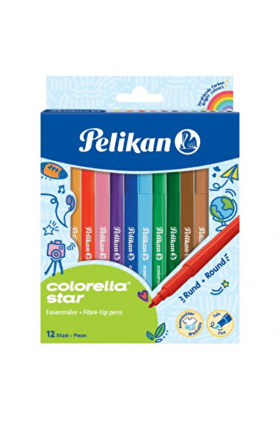 Pelikan Carioca Colorella Star, C302 Set 12 culori