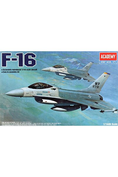 Academy 12610 1/144 Ölçek, F-16 Fighting Falcon Savaş Uçağı, Plastik Model kiti