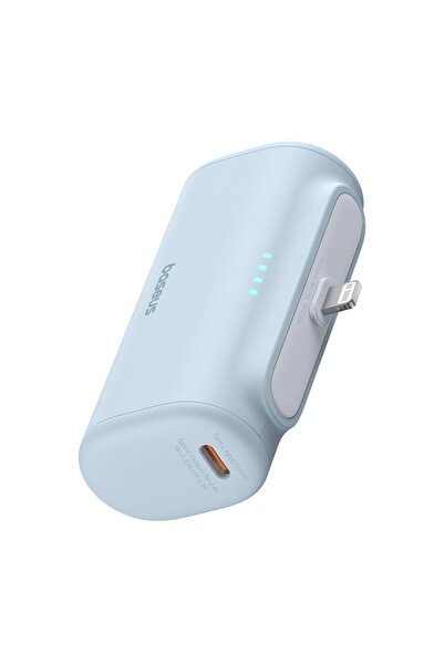 Baseus Baterie externă 5000mAh 20W cu cablu Type-C și conector Lightning, des...