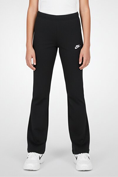 Nike Kids Girl Tight Fit Flared Training Leggings, Black