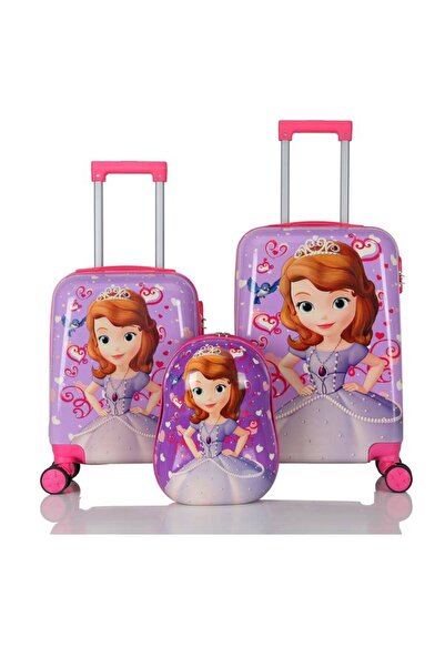 BBC طقم حقائب أطفال مكون من 3 قطع بتصميم الأميرة صوفيا