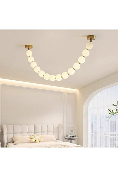 LEDZONE Candelabru LED, Zonă LED, 3 Funcții, Auriu